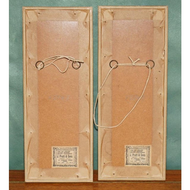Antique Victorian Silk Samplers with Embroidered Panels after William Morris, 1880, Set of 2 For Sale - Image 10 of 12