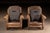 Brown Pair of Vintage Leather Club Lounge Chairs For Sale - Image 8 of 8