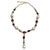 Bochic "Capri" Vintage Ruby, Emerald & Blue Sapphire Necklace Set In 18K & Silver For Sale - Image 17 of 18