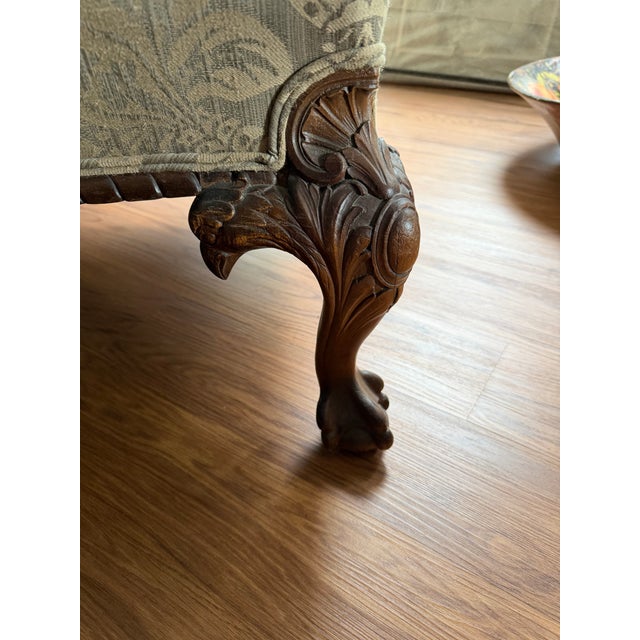Traditional Mike Bell Wingback Chair For Sale - Image 3 of 3