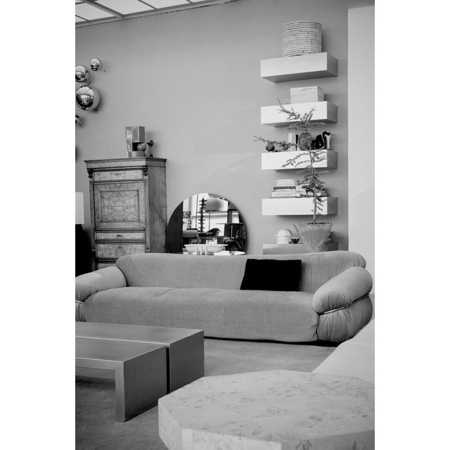 Sesann Three-Seat Sofa by Gianfranco Frattini for Cassina, Italy, 1970s For Sale - Image 11 of 12