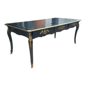 Regence Ebonized and Ormolu Mounted Bureau Plat