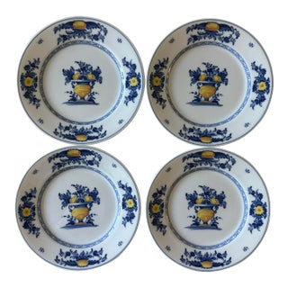 Set of 4 Vista Alegre Viana Small Plates From Portugal For Sale