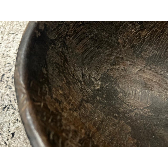 Vintage Tuareg Calabash Bowl, 2010s For Sale - Image 6 of 7