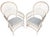 Wood Vintage Coastal Rattan Fan Back Armchairs With Woven Seats, a Pair For Sale - Image 7 of 12
