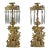 Antique Victorian Cornelius & Co. Gilt Mantel Lusters, Crystal Girandoles, Gold Figural Candlesticks Candelabra Marble 1800’s For Sale