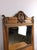 Antique Five Drawer Oak Dresser With Large Mounted Mirror For Sale - Image 4 of 18