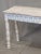 Rustic Antique French Rustic Painted Pine and Hardwood Console Table With Greek Key Motif For Sale - Image 3 of 17