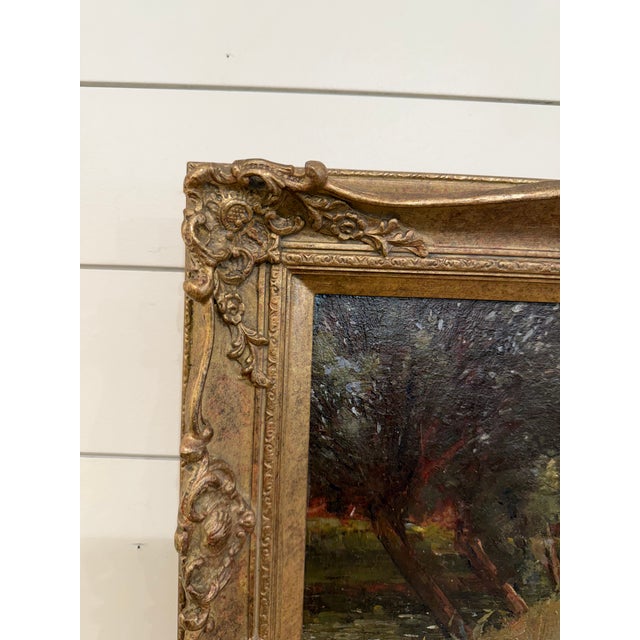 Mid 19th Century 19th Century English Oil on Canvas For Sale - Image 5 of 10