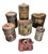 Collection of Antiques Tole Containers For Sale