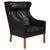 Model 2204 Wingback Chair in Leather by Børge Mogensen for Fredericia For Sale - Image 10 of 10