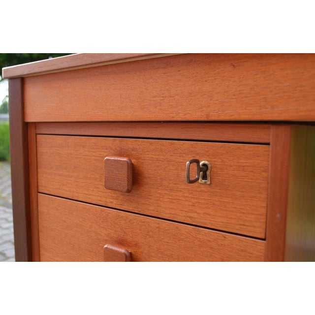 Danish Modern Teak Desk from Domino Mobler Denmark, 1960 For Sale - Image 14 of 18