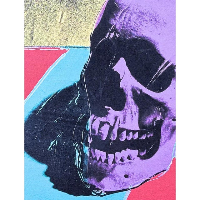 After Andy Warhol, Skull on a Red Background, 1980s, Print For Sale - Image 3 of 6