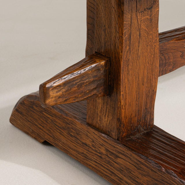 19th Century France Brown Wood Coffee Table For Sale - Image 11 of 11