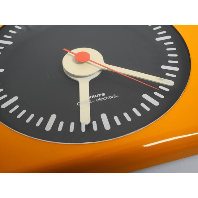 Plastic Space Age Wall Clock from Krups, 1970s For Sale - Image 7 of 9
