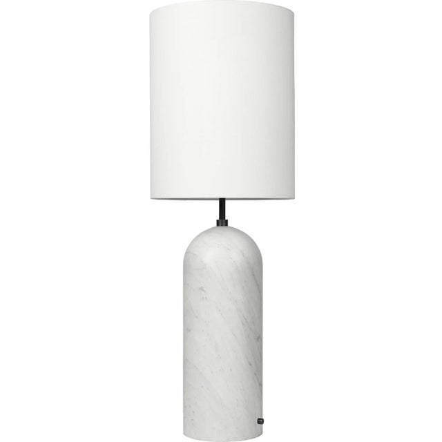Gray Gravity XL High' Floor Lamp for Gubi in Gray Marble For Sale - Image 8 of 13