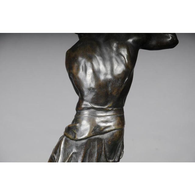 Antique Bronze Sculpture by G. Hengstenberg, 1900 For Sale - Image 15 of 18