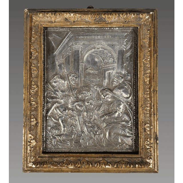 Gian Federigo Bonzagni, Argent lAdoration Des Bergers, 1800s, Silver, in Very Good conditions. Designed before 1890