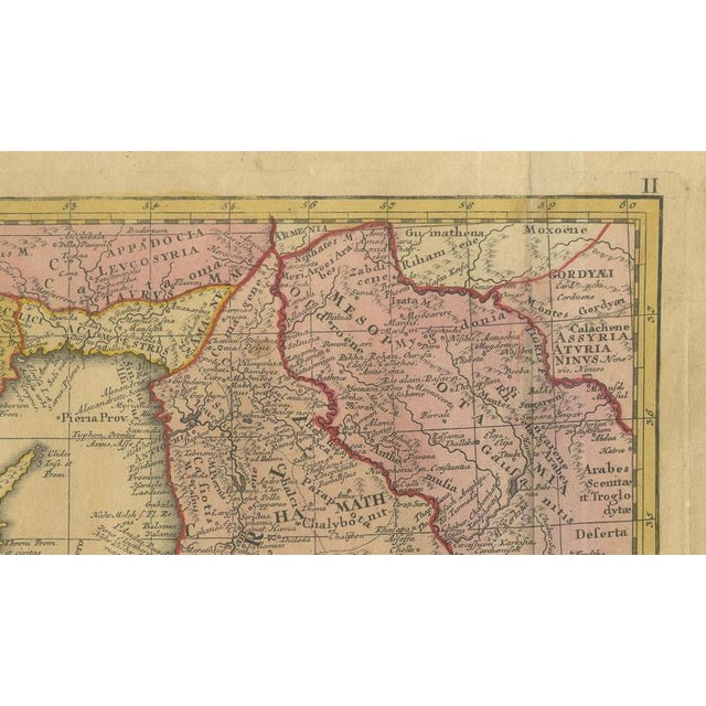 Antique Biblical Holy Land Map, 1739 For Sale - Image 9 of 11