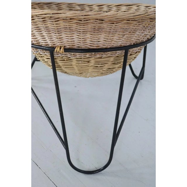 Set of Rattan Wicker Armchairs, 1950s For Sale - Image 14 of 18