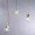 1950’s new old stock clear glass round pendant lamps. We have a large number of these stunning original hanging lamps...