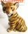 Orange Vintage Plaster Tiger Decorative Statue For Sale - Image 8 of 8