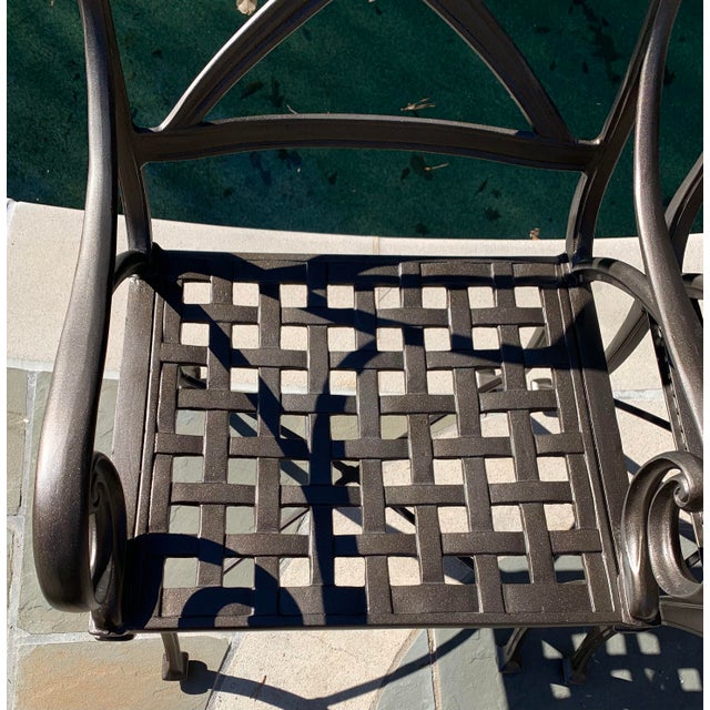 Woodard Landgrave Cast Classics Landgrave Patio Porch Outdoor Dining