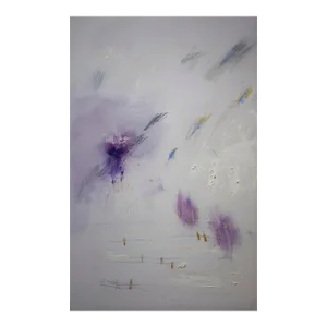 "This Instant, This Moment, There Is Everything; Bursting and Still" Contemporary Mixed Media Painting by Brian Jerome