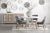 Tapestry Grey Mahogany Dining Chair, White Speckle Stripe & Dove Rope For Sale - Image 4 of 13