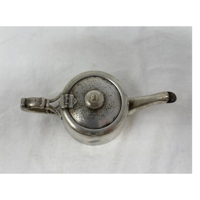 19th Century Hotel Silver Tea Pot For Sale - Image 4 of 12
