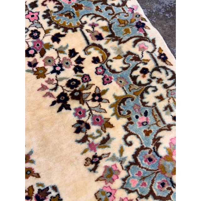 4ft 3in X 6ft 1in Hand Woven Aubusson Area Rug For Sale - Image 9 of 12