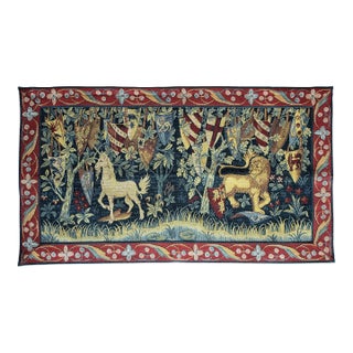 Late 20th C. Vintage French Goblys "Les Chevaliers De La Table Ronde" After William Morris Tapestry For Sale