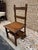 19th Century Solid Tiger Oak Metamorphic Side Chair transformed to Library Ladder Library Steps, Antique Arts & Crafts...