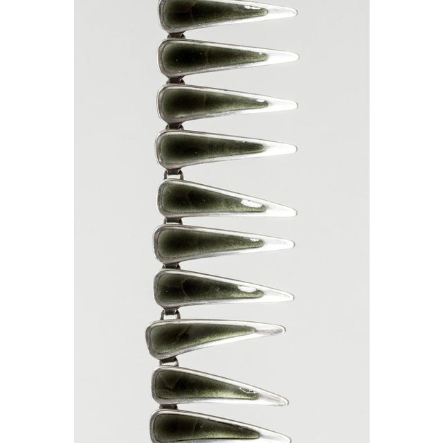 Vintage Silver and Enamel Collier from Michelsen, 1958 For Sale - Image 4 of 7