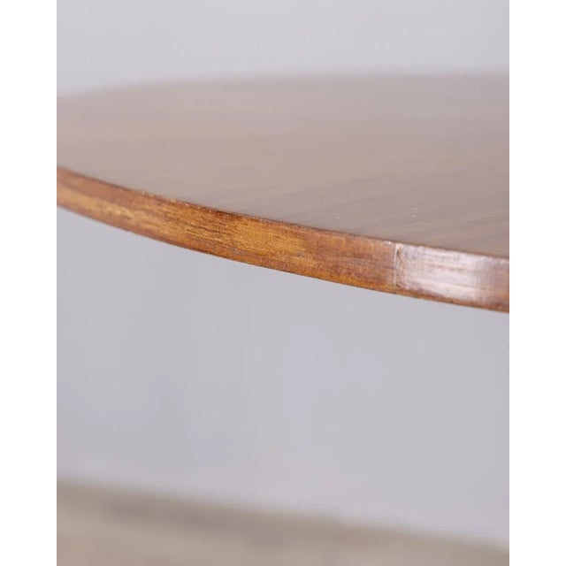 Vintage Round Wooden Table by Carlo Ratti for Lissoni, 1960s For Sale - Image 9 of 13