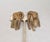 Vintage 1950s Signed Monet Goldtone Knot Fringe Clip Earrings For Sale In Philadelphia - Image 6 of 8
