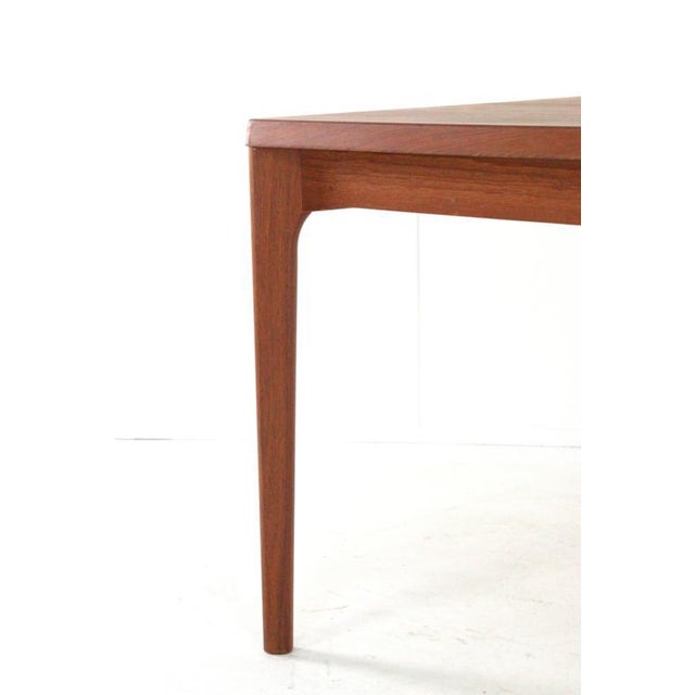 Rectangular Extendable Dining Table by Henning Kjaernulf for Vejle For Sale - Image 4 of 15