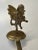 French Antique Brass Cherub Stocking Holder For Sale - Image 3 of 4