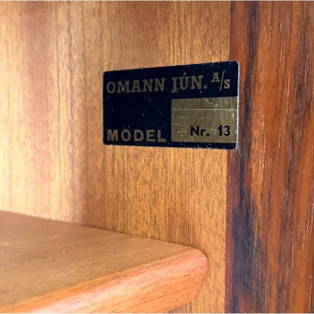 Omann Jun. Model #13 Danish Rosewood Highboard Designed by Gunni Omann For Sale - Image 18 of 18