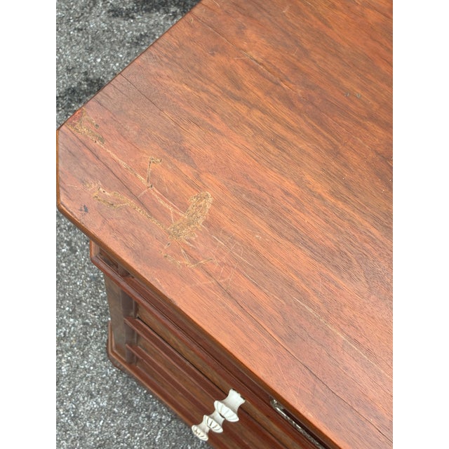 Walnut Chest of Five Drawers For Sale - Image 9 of 18