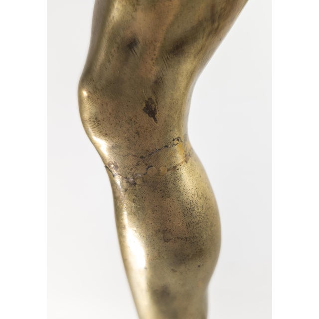 19th Century 34" Italian Grand Tour Bronze of Flying Mercury After Giambologna For Sale - Image 17 of 18