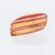 Glass Anne and Frank Vigneri Red and Gold Foil Resin Clip Earrings For Sale - Image 7 of 8