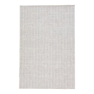 2010s Modern Texture Light Gray Hand Loomed Wool Rug With Strie Motif For Sale