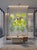 Mid-Century Italian Modernist Chandelier by Gino Vistosi, 1970s Murano Green Glass Disc and Chrome For Sale - Image 6 of 8