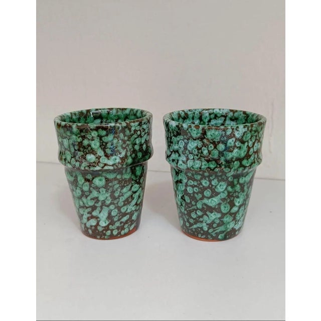 Set of 6 Moroccan Porcelain Cups For Sale - Image 10 of 10