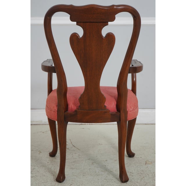 John Widdicomb Set of 6 John Widdicomb Walnut Dining Room Chairs For Sale - Image 4 of 18