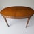Vintage Traditional Oval Dining Table With Bookmatched Walnut Veneer Top For Sale - Image 11 of 12