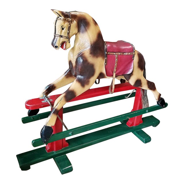 Late 19th Century Antique American Hobby Horse For Sale