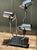 Vintage Van Teal Industrial Chrome Multi-Light Lamp For Sale - Image 11 of 13