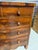 Antique Mahogany Two Over Three Drawers - Bow Front Chest of Drawers From England For Sale - Image 9 of 18
